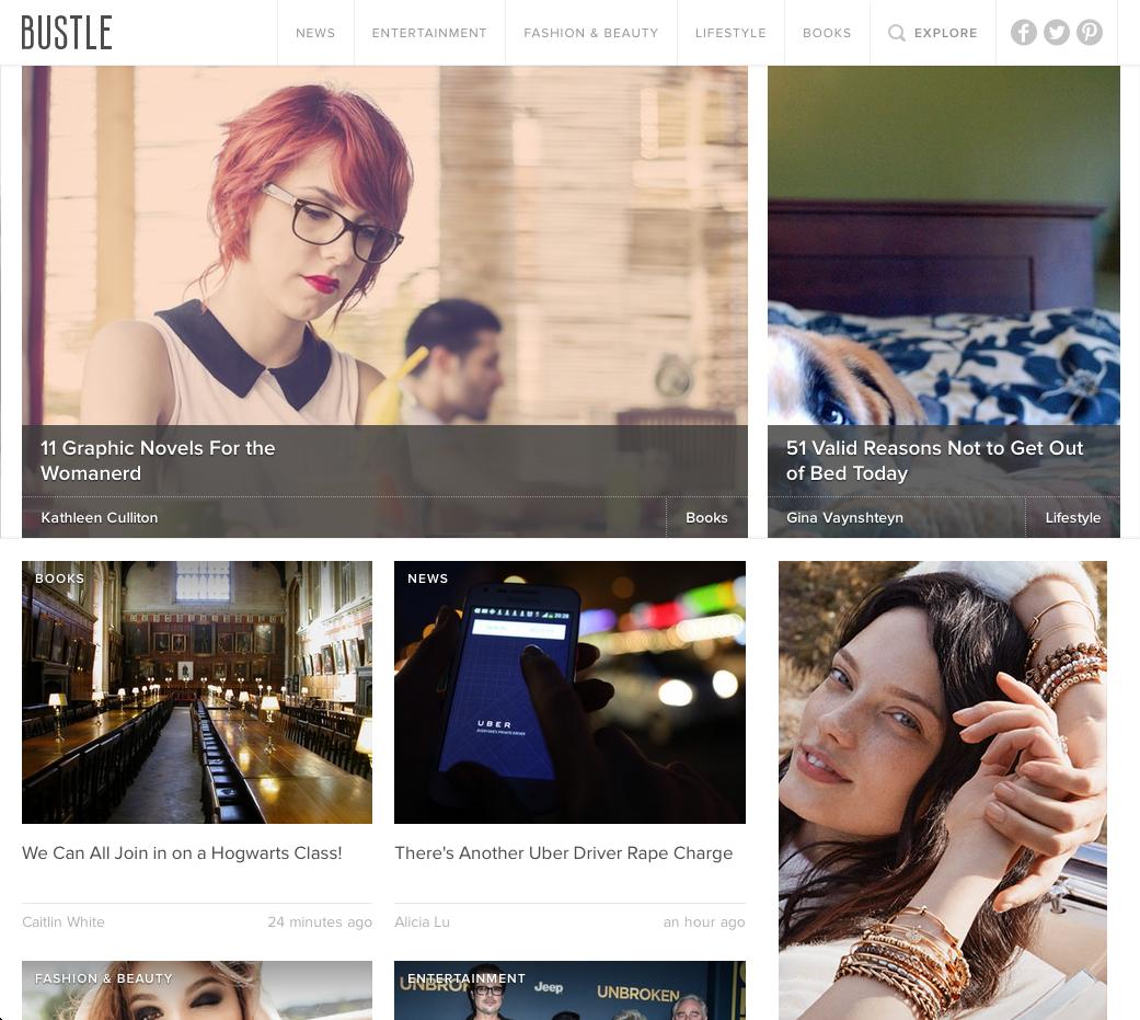 Bustle screenshot Dec 18 2014