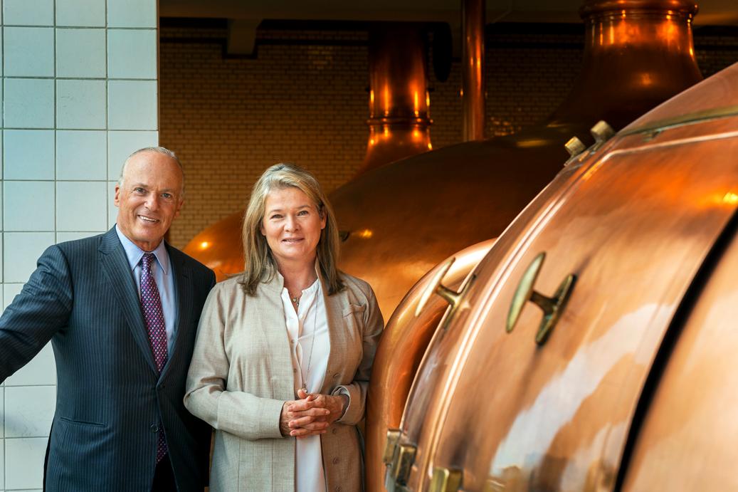 Michel de Carvalho with Charlene at Heineken headquarters in Amsterdam.