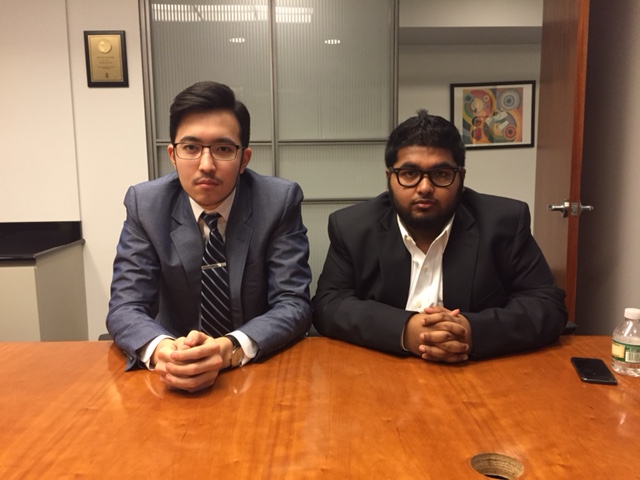 High School students Damir Tulemaganbetov and Mohammed Islam face the aftermath of a story that turned out not to be true.

