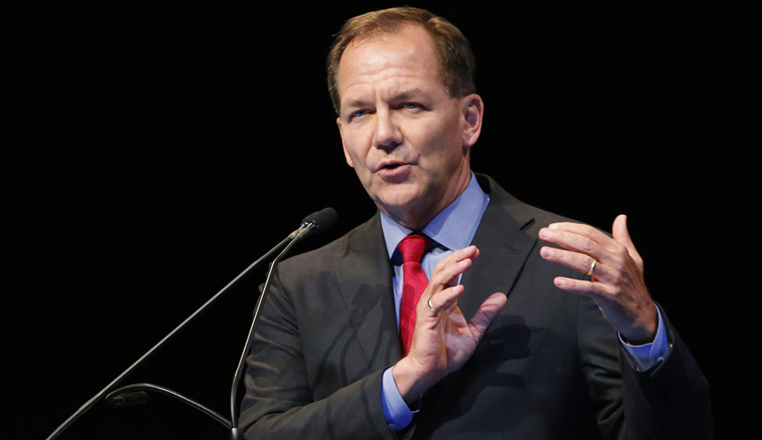 Jones, founder and chief investment officer of Tudor Investment Corporation, speaks at the Sohn Investment Conference in New York