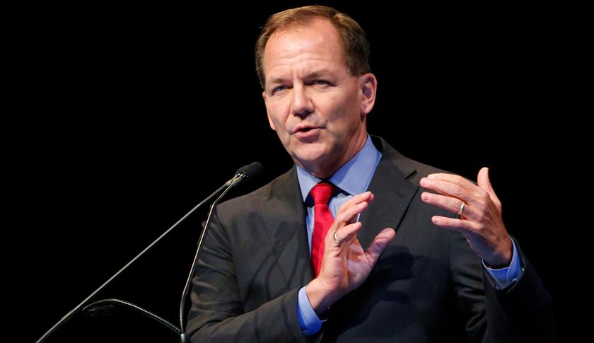 Jones, founder and chief investment officer of Tudor Investment Corporation, speaks at the Sohn Investment Conference in New York