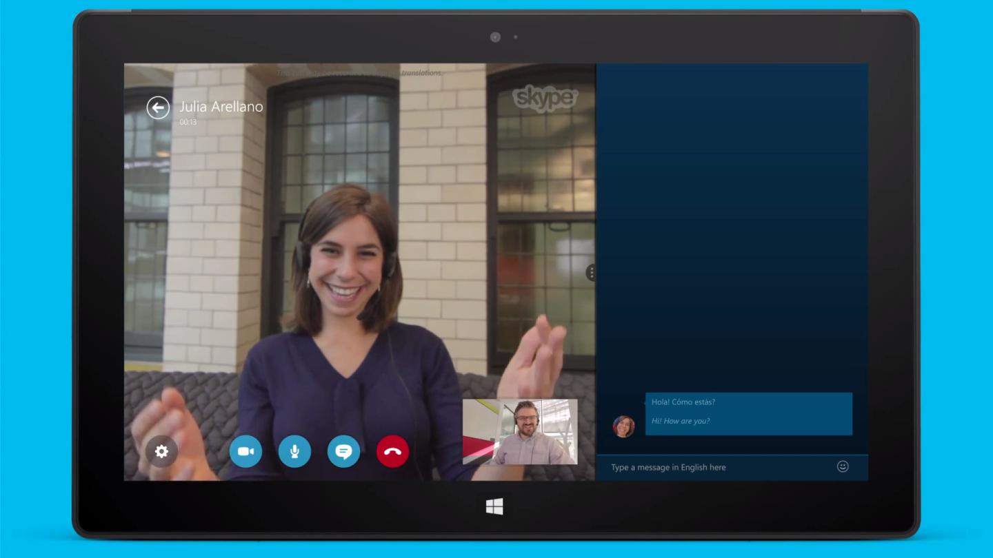 Skype Translator screenshot