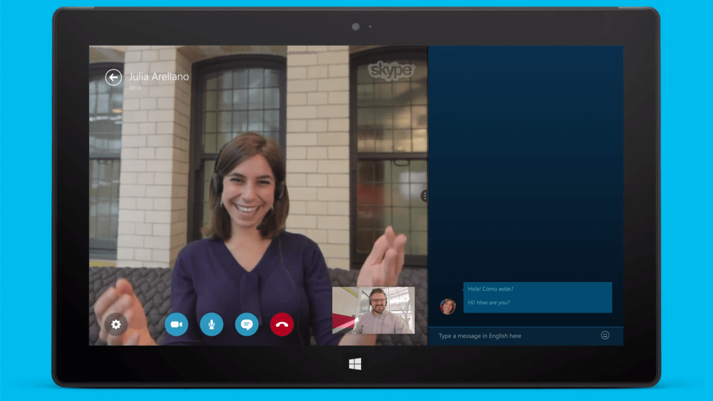Skype Translator screenshot