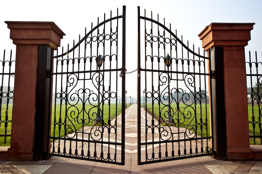 locked gate