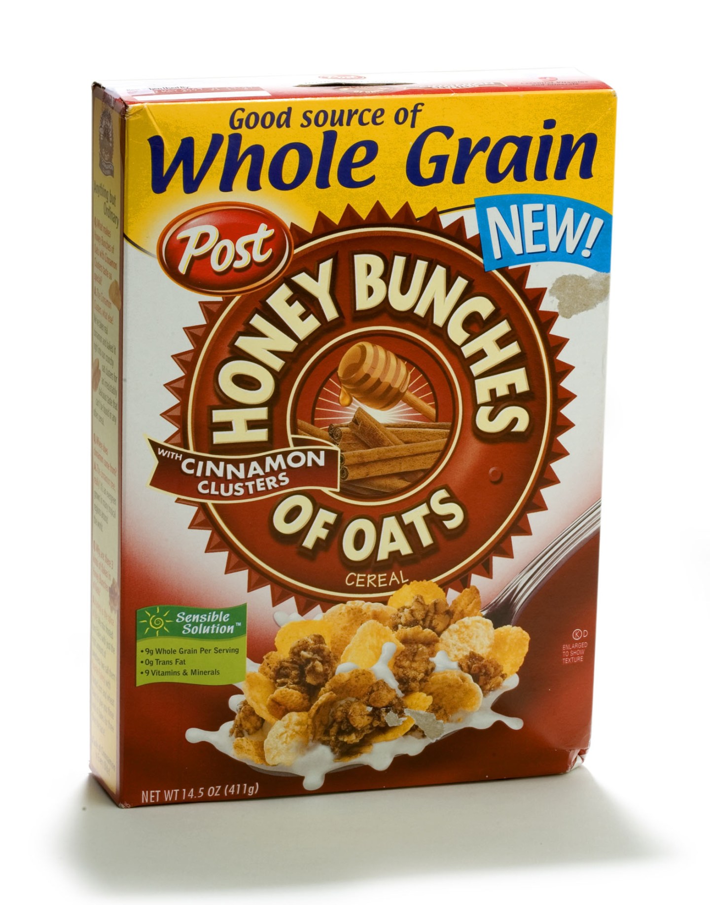 Post Honey Bunches of Oats with Cinnamon Clusters gives you