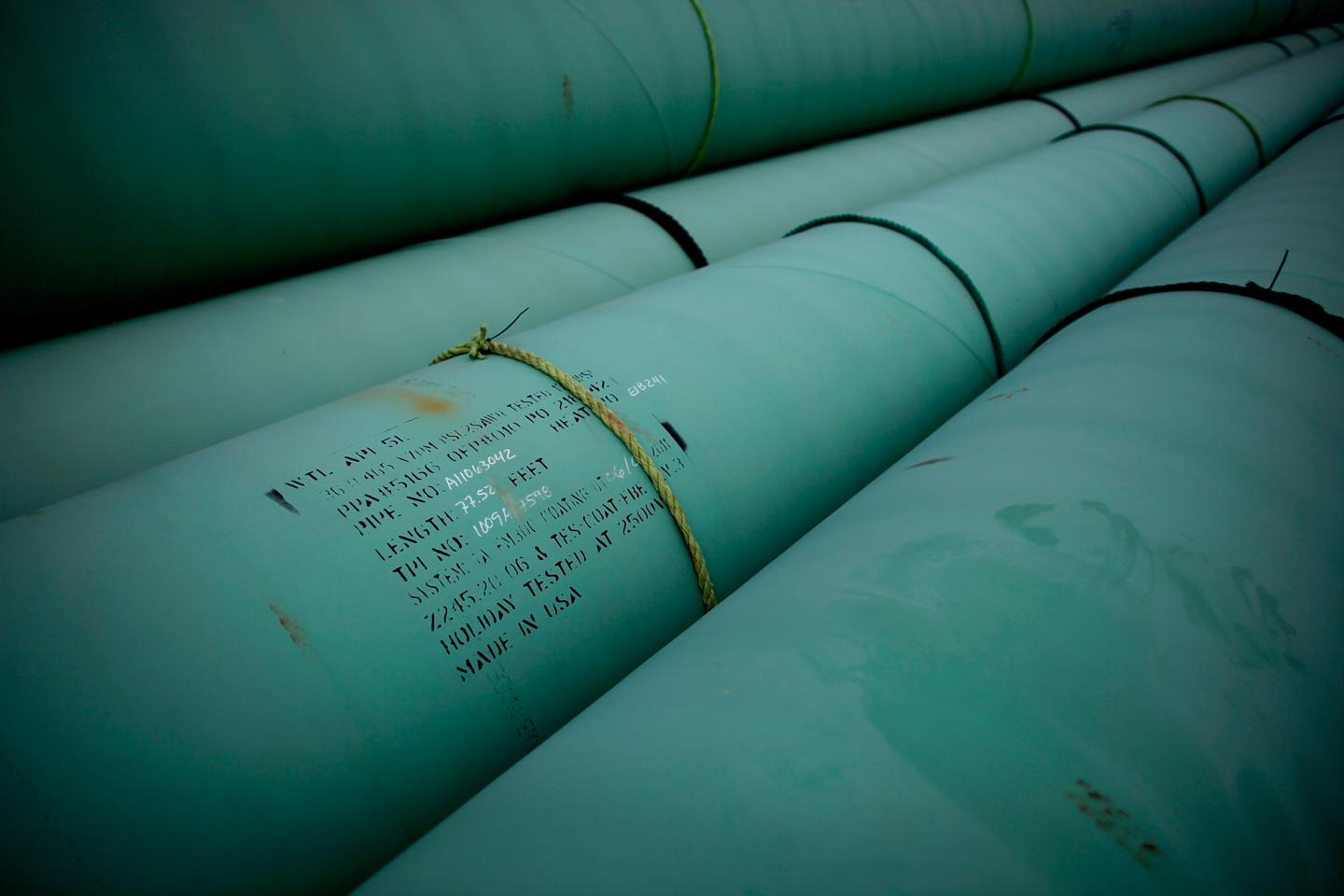 President Obama Speaks At Southern Site Of The Keystone Oil Pipeline