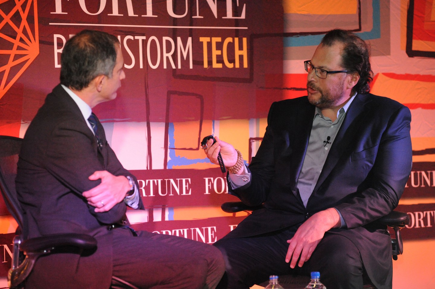 Marc Benioff Fortune Brainstorm Tech dinner Las Vegas 2015