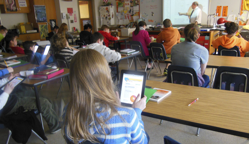 Using iPads in the Classroom, Wellsville, New York