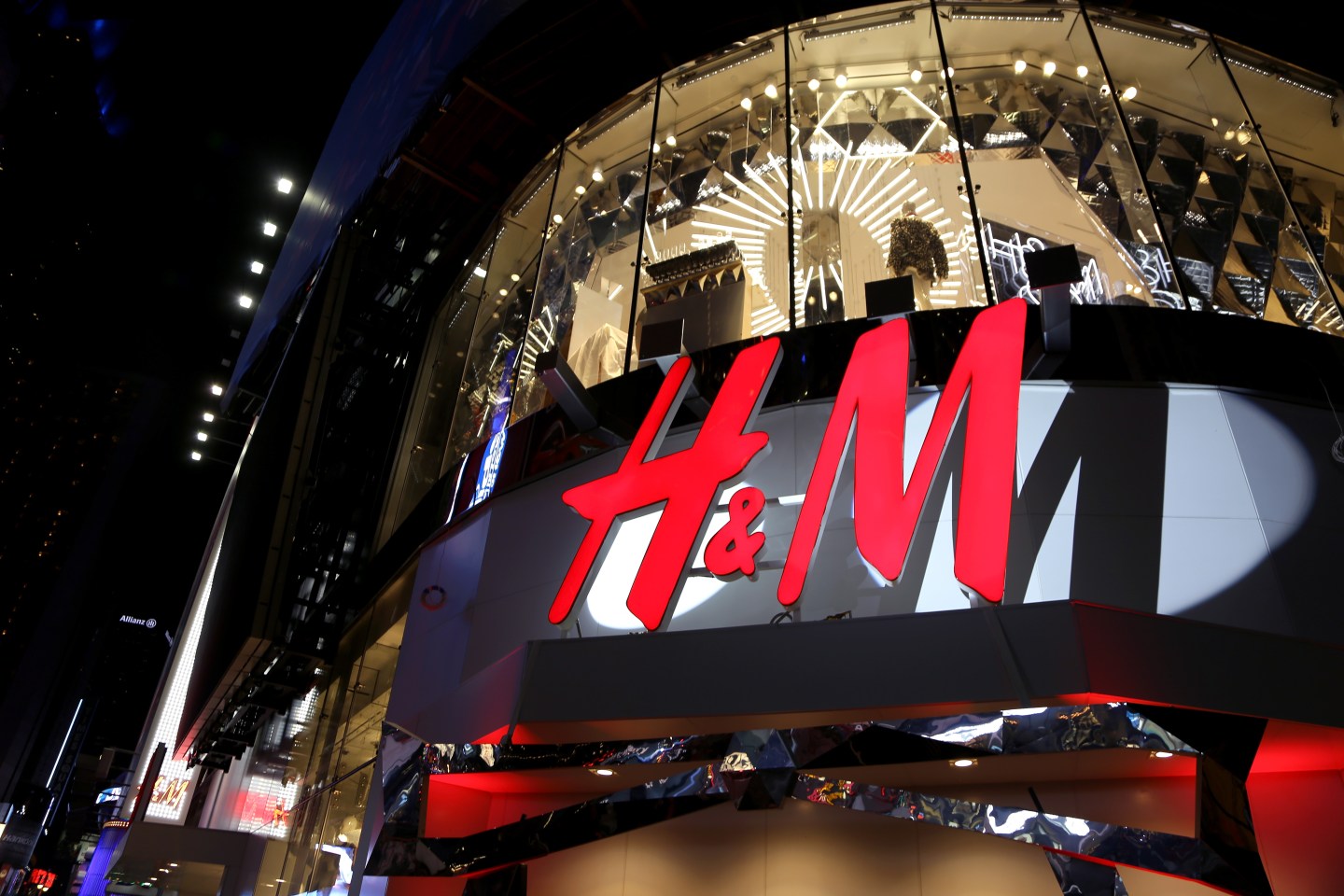 H&M And Lady Gaga Open Epic H&M Store In Times Square