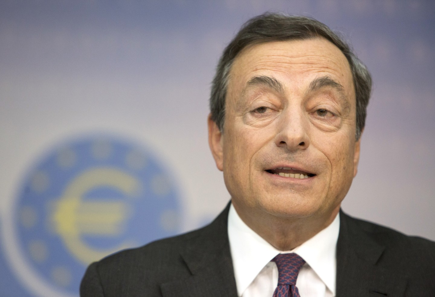 ECB President Mario Draghi Rates Conference