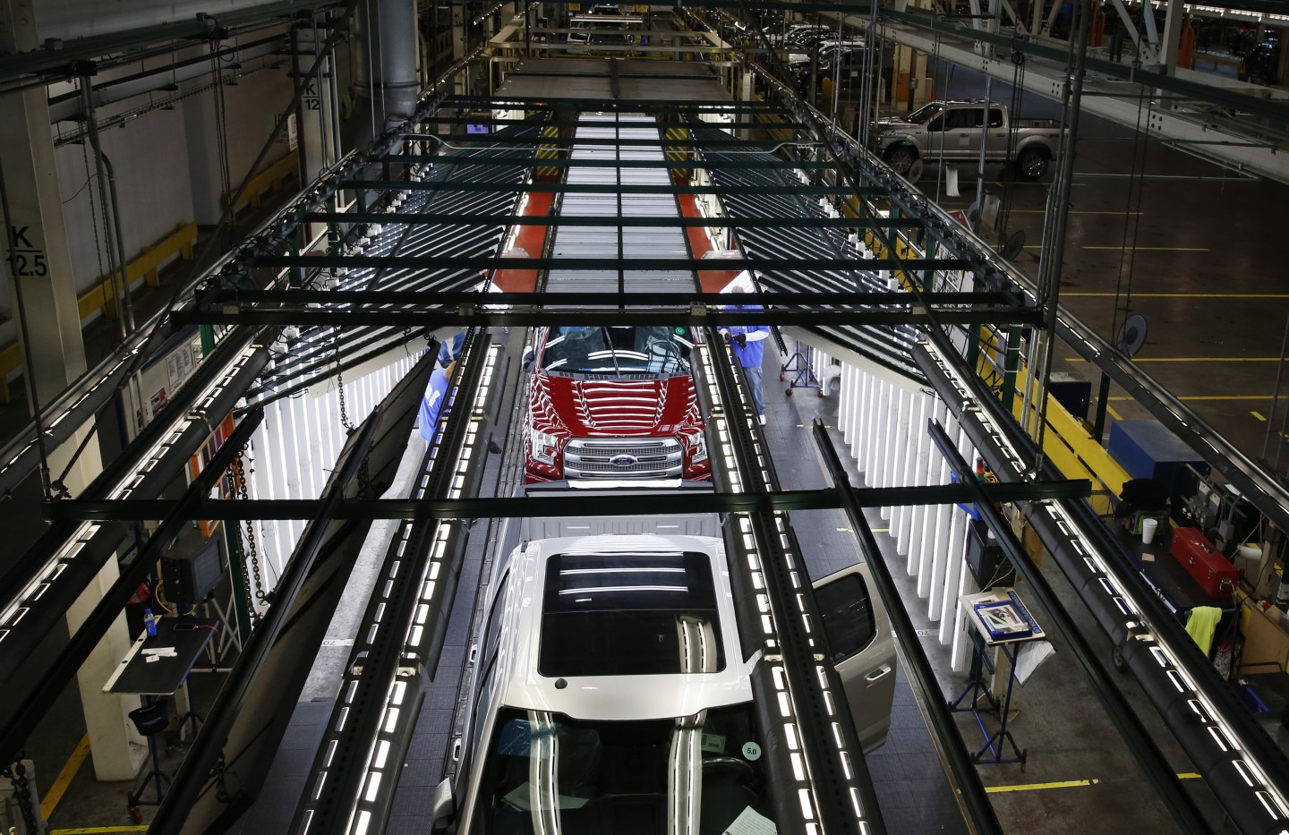Ford Motor Co. Rolls Out Aluminum-Bodied F-150 In Factory Henry Ford Built