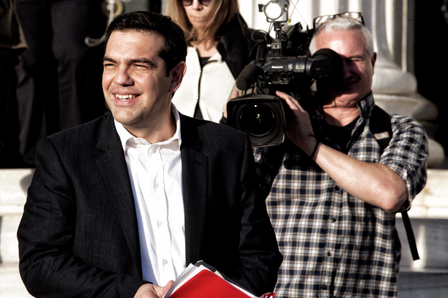 Public Meeting Of Greece's Syriza Party leader Tsipras In Athens