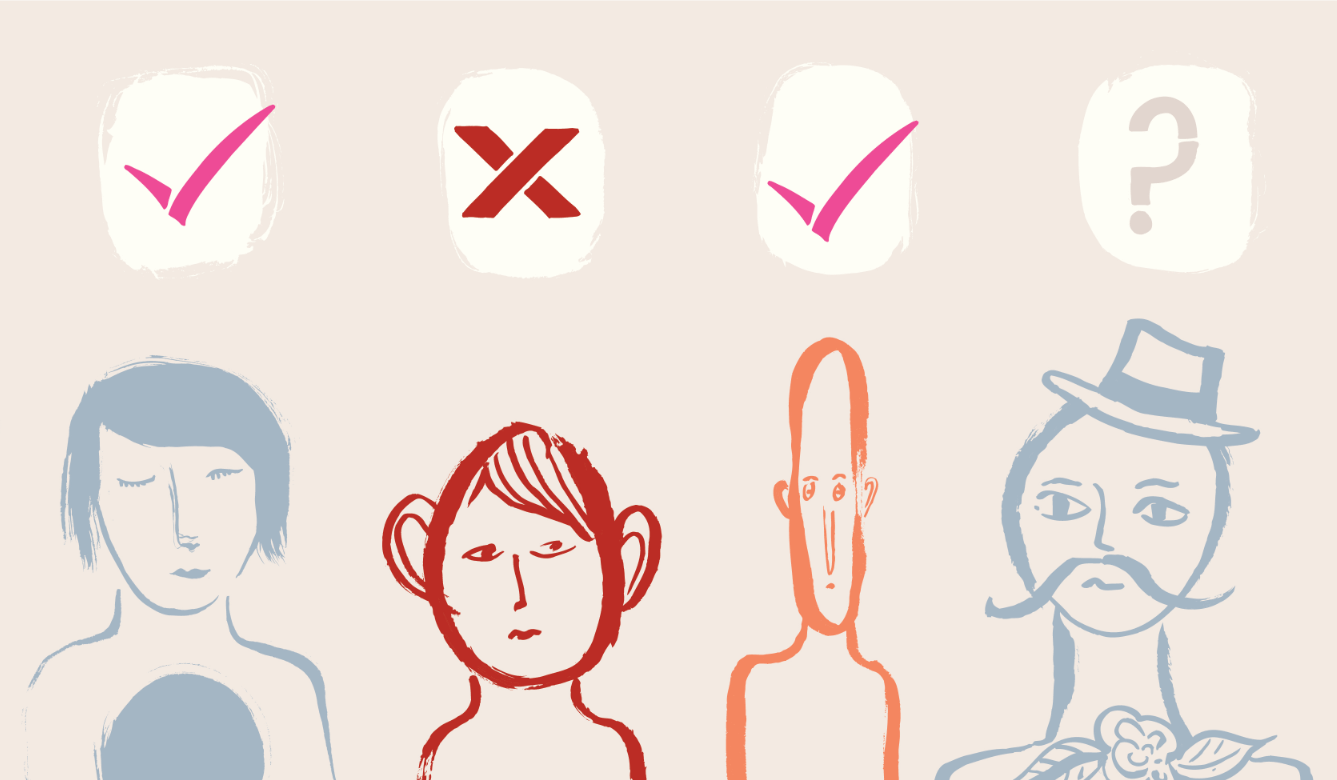 Judge people discrimination choose select CROP