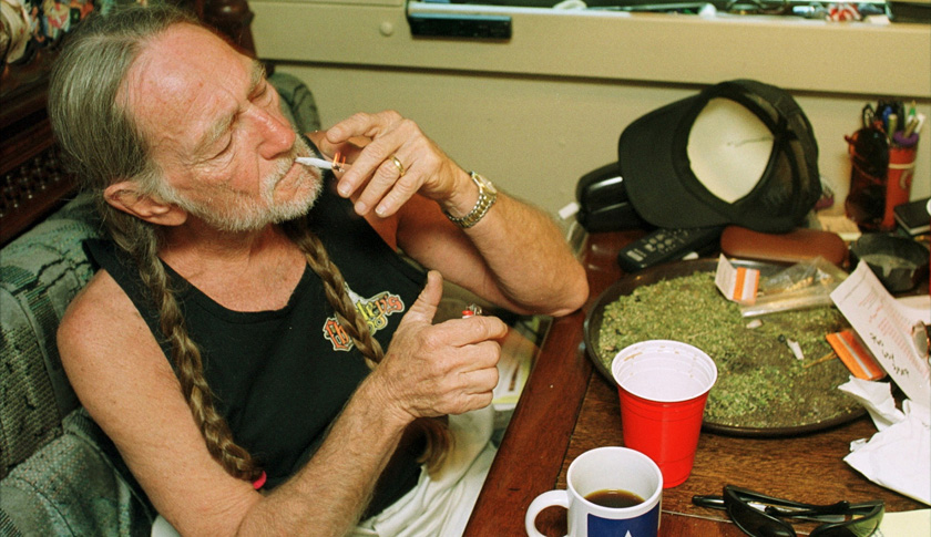 Willie Nelson At Home In Texas