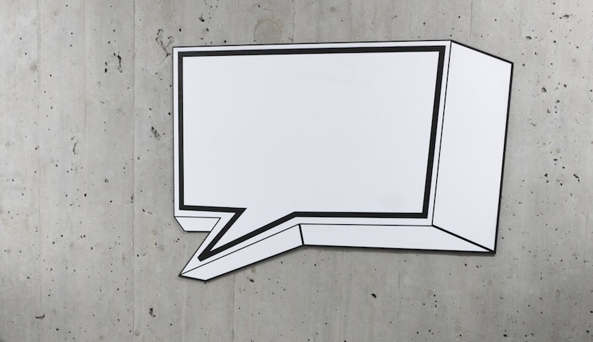 speech bubble communication