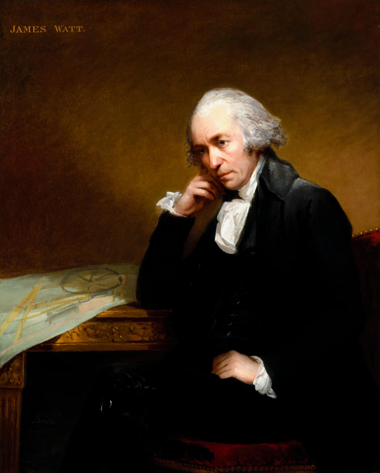 James Watt, Scottish engineer, 1792.