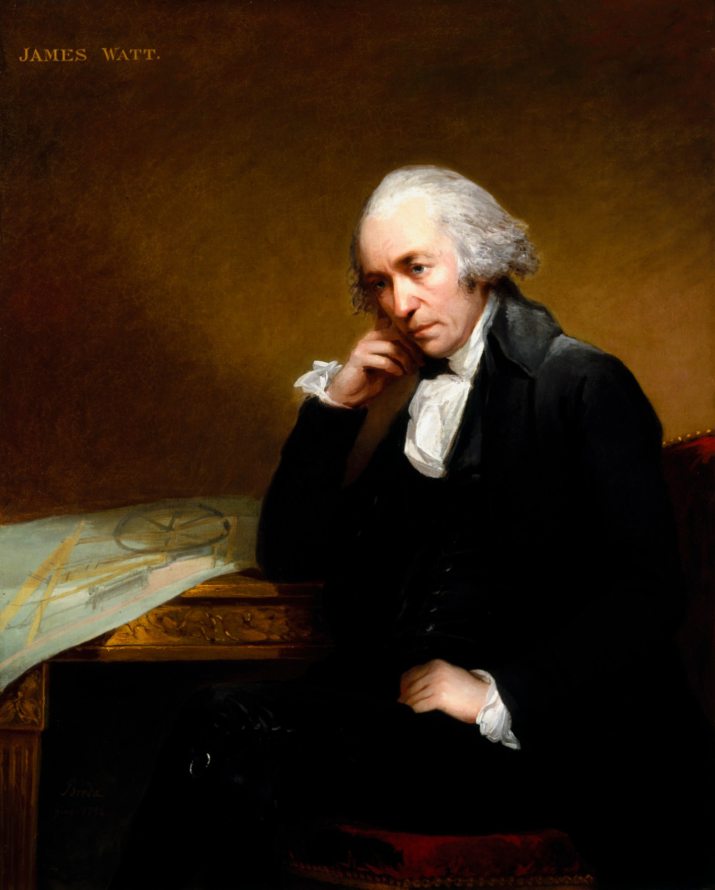James Watt, Scottish engineer, 1792.