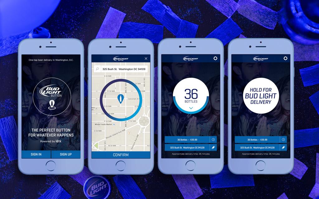 Want a Bud Light delivered to your home? There’s an app for that