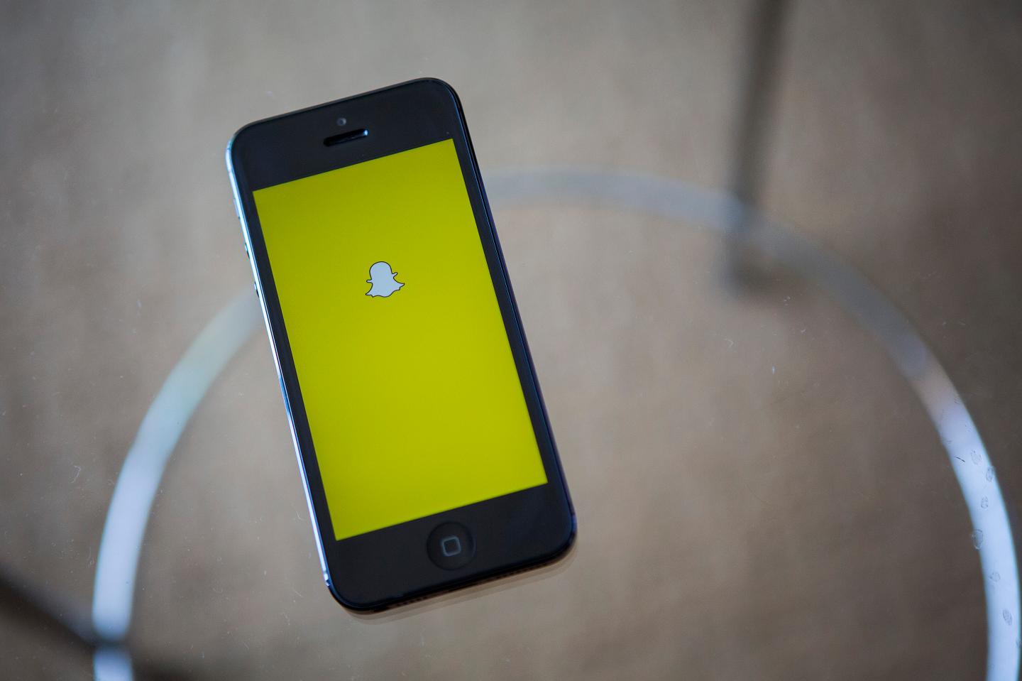 A portrait of the Snapchat logo in Ventura