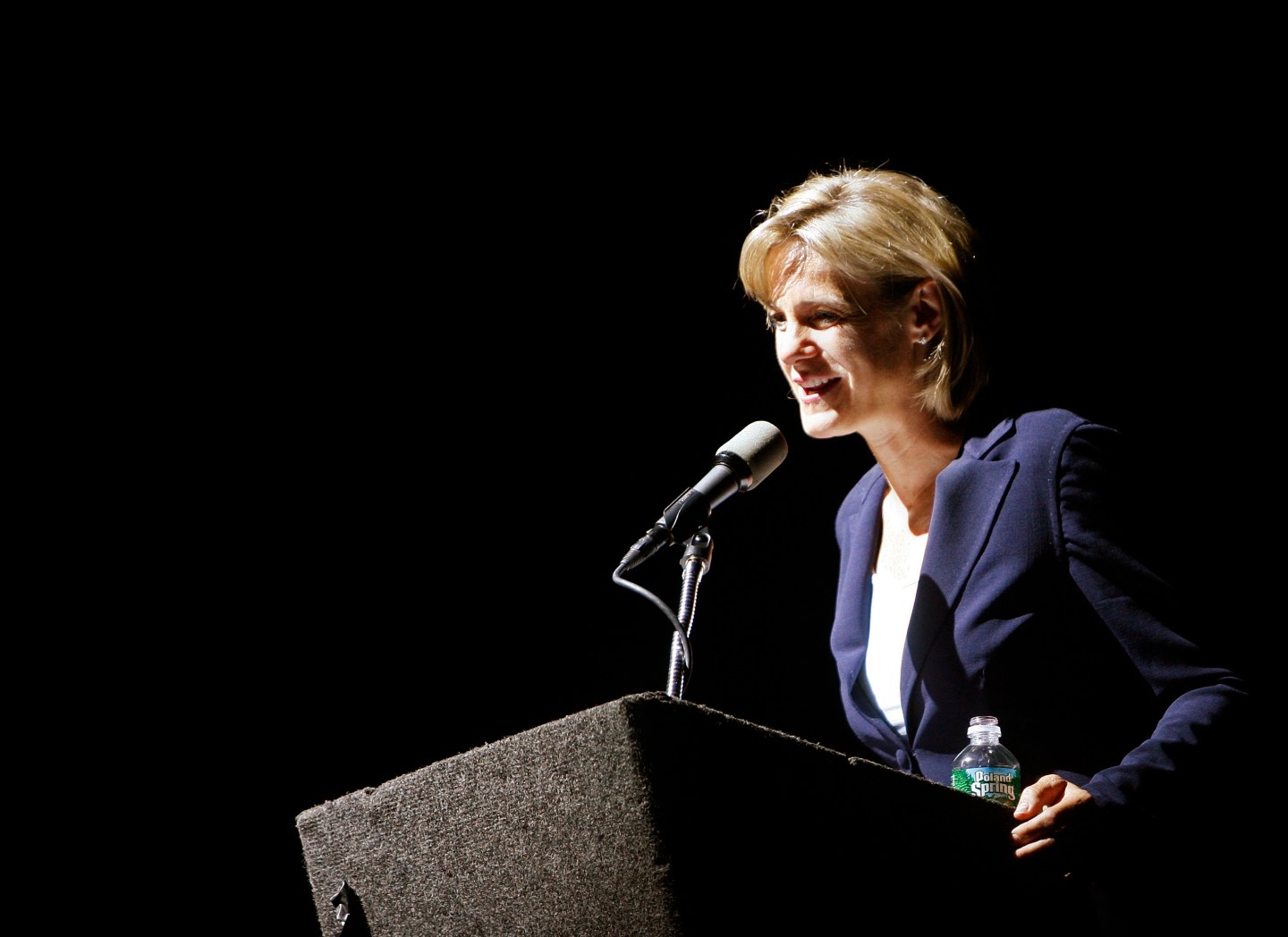 President of Yahoo! Inc., Susan Decker, speaks at the Advertising 2.0 conference in New York