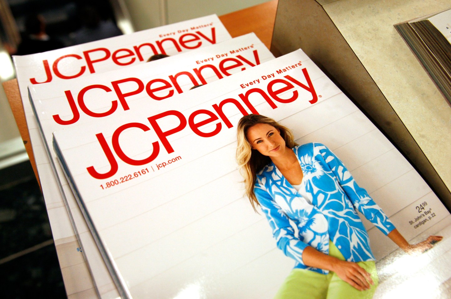 The Spring catalog is on display at the J.C. Penney store in Westminster