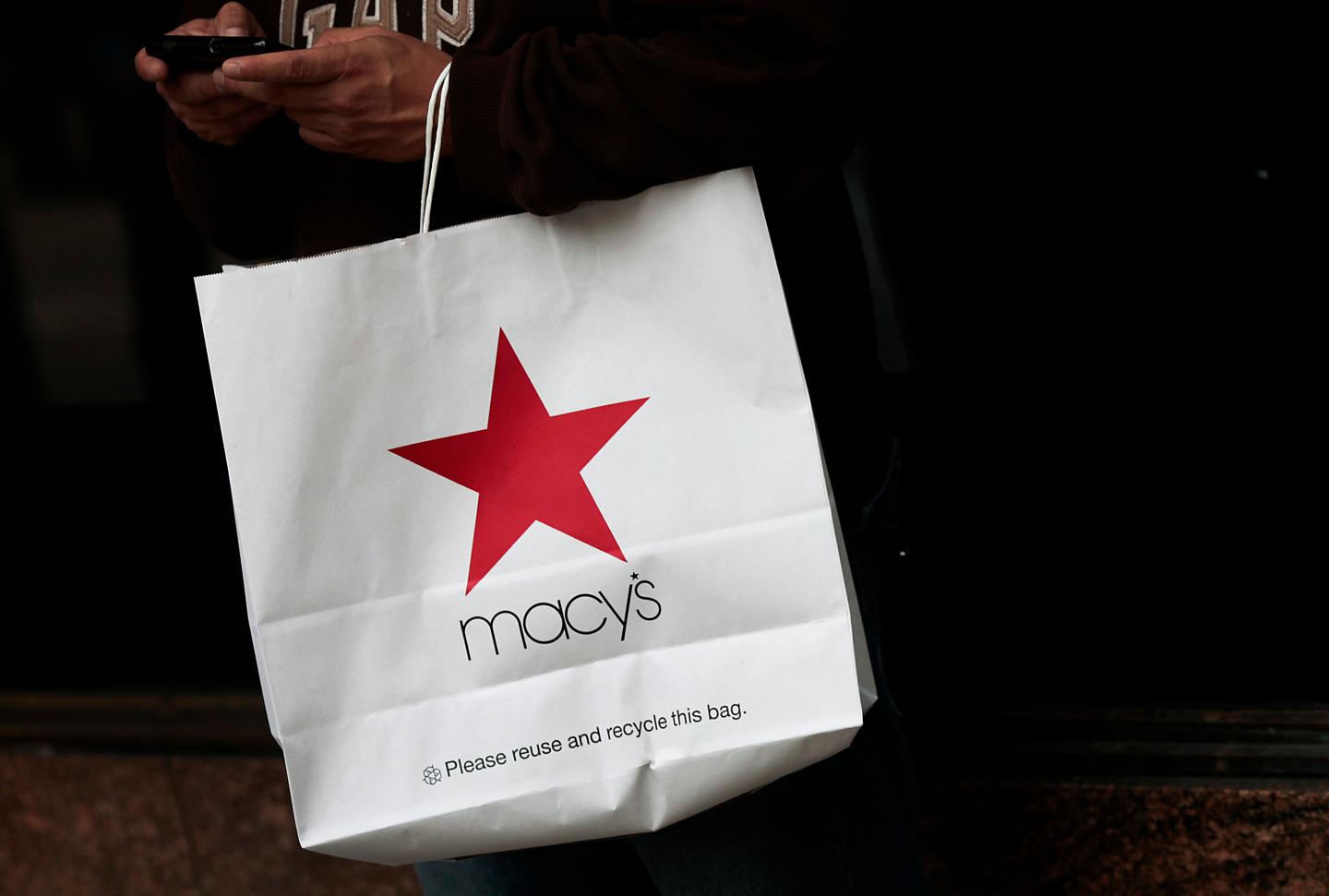 General Views of Shoppers Ahead of Macy's, Kohl's and Nordstrom Rack Earnings