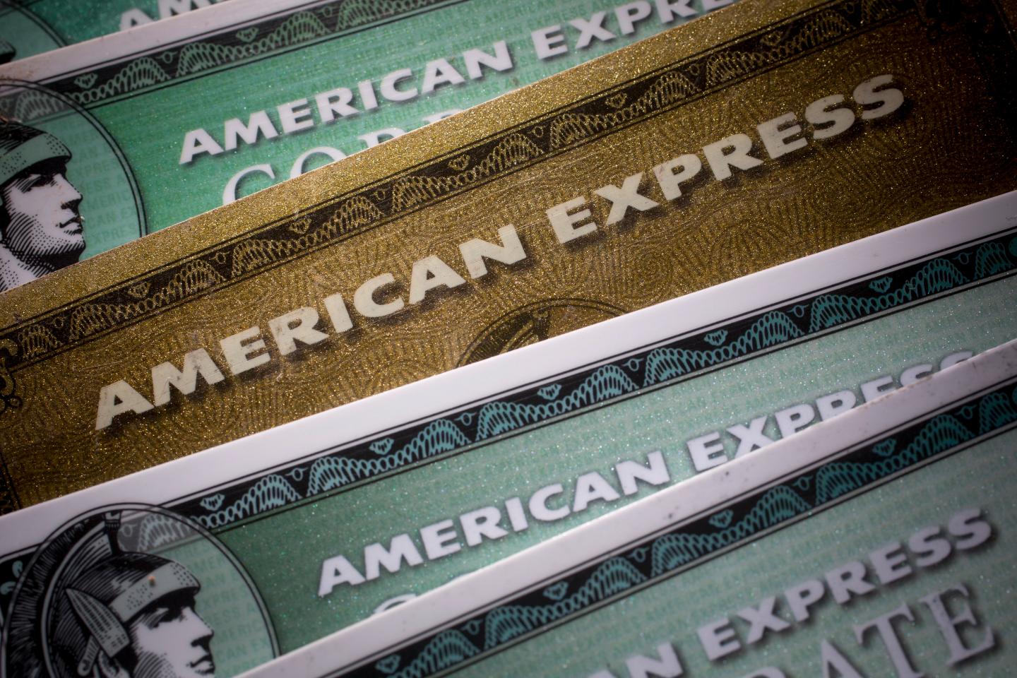 American Express Co. Credit Cards &amp; Signage Ahead Of Earns Figures