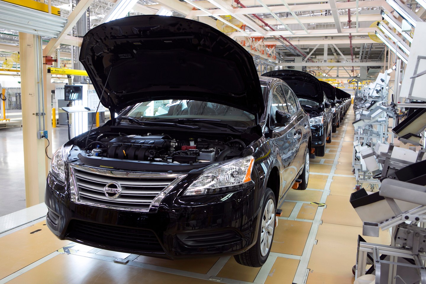 Nissan CEO Carlos Ghosn Attends Opening Of New $2 Billion Factory