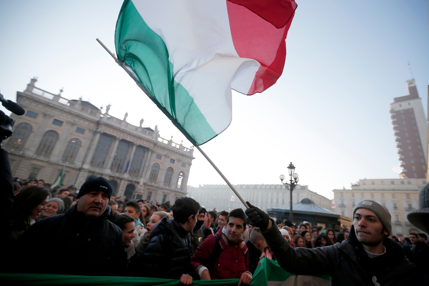 ITALY-GOVERNMENT-PROTEST-AUSTERITY