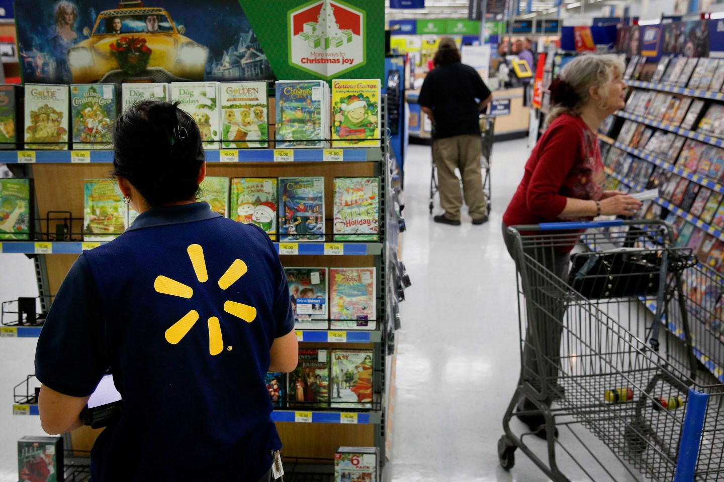 Operations Inside A Wal-Mart Stores Inc. Location Ahead Of Black Friday