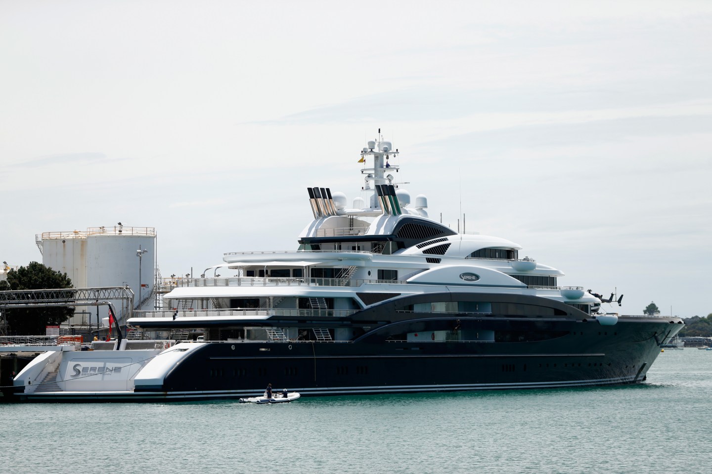 Superyacht Arrives In New Zealand