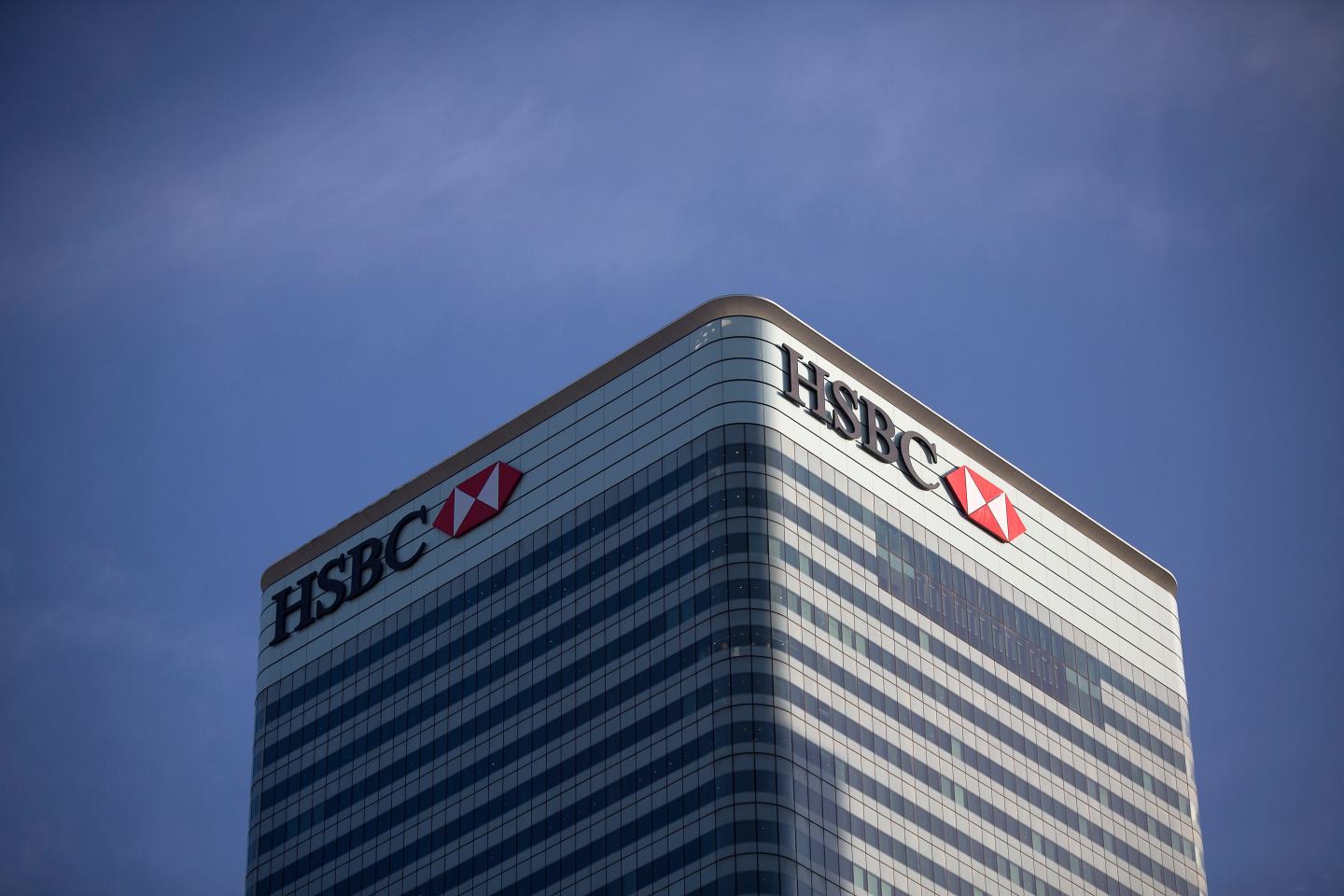 HSBC Holdings Plc Headquarters And Bank Branches As Tax Scandal Threatens Chairman Douglas Flint