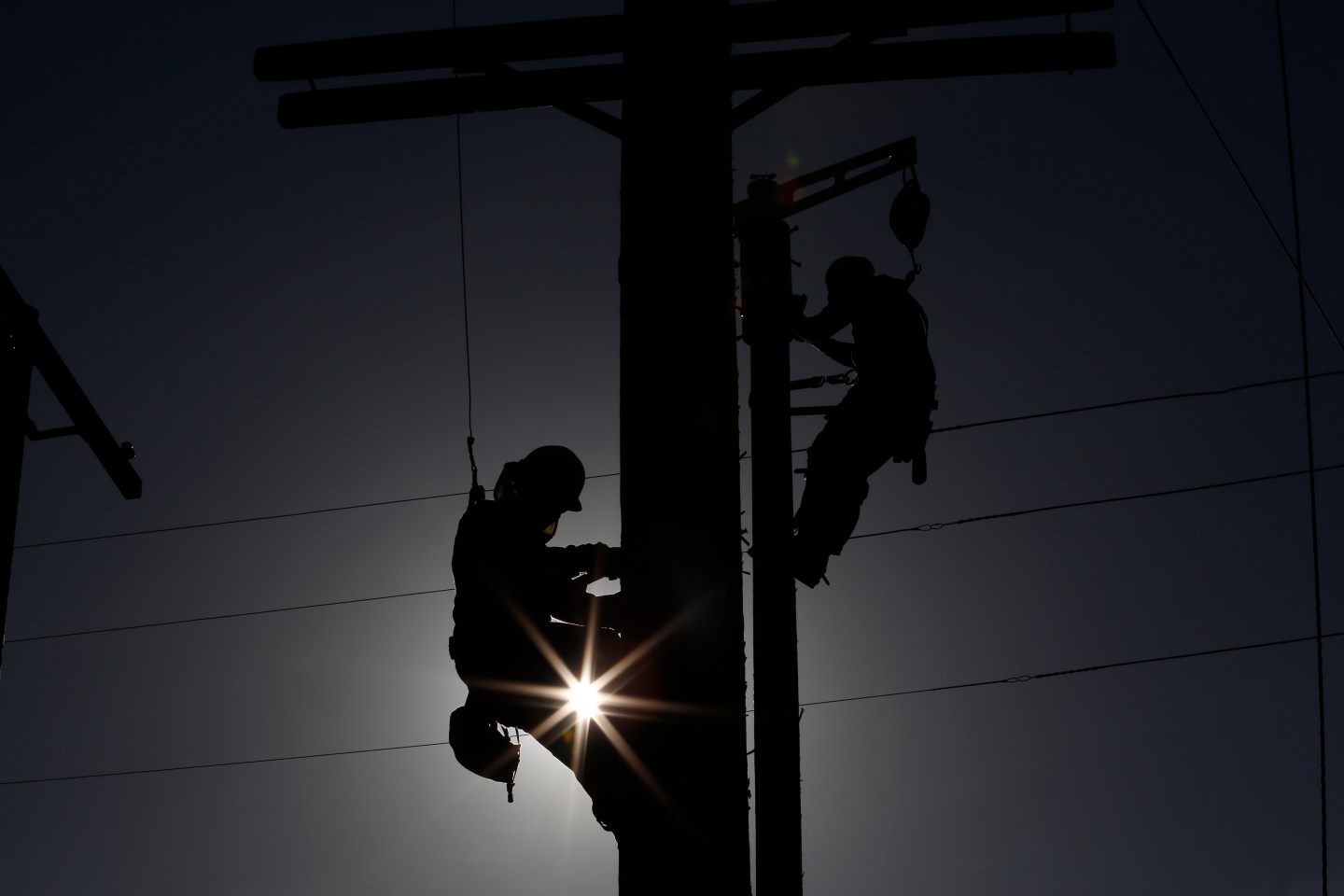 Electrical Lineman Training Cass at Los Angeles Trade-Technical College