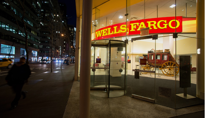 A Wells Fargo Bank Branch Ahead Of Earnings Figures