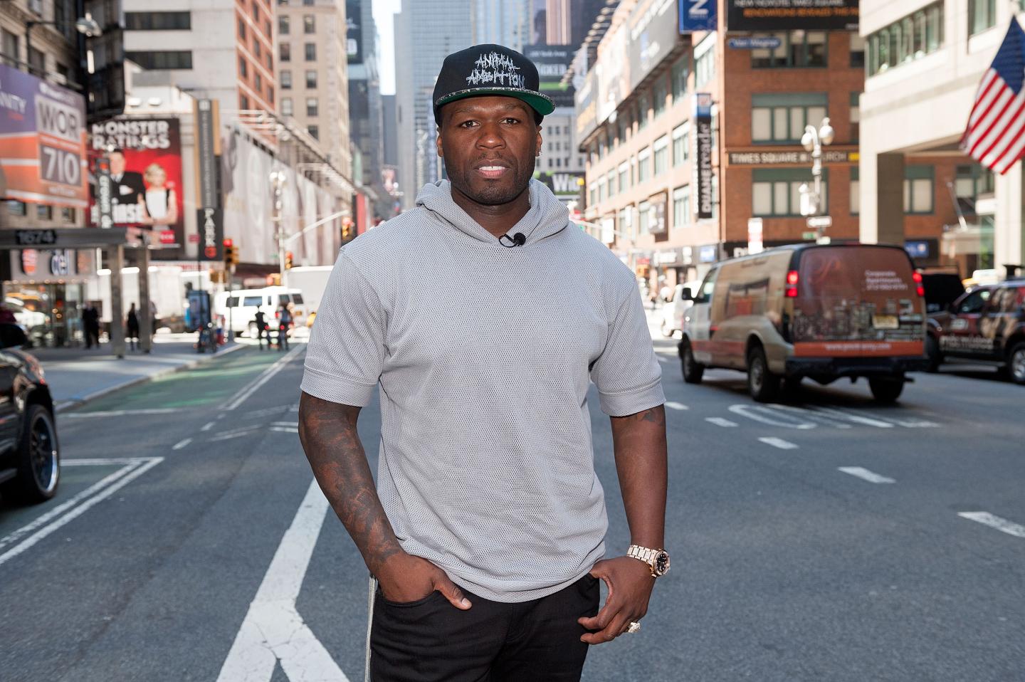 50 Cent &amp; Josh Lucas Visit "Extra"