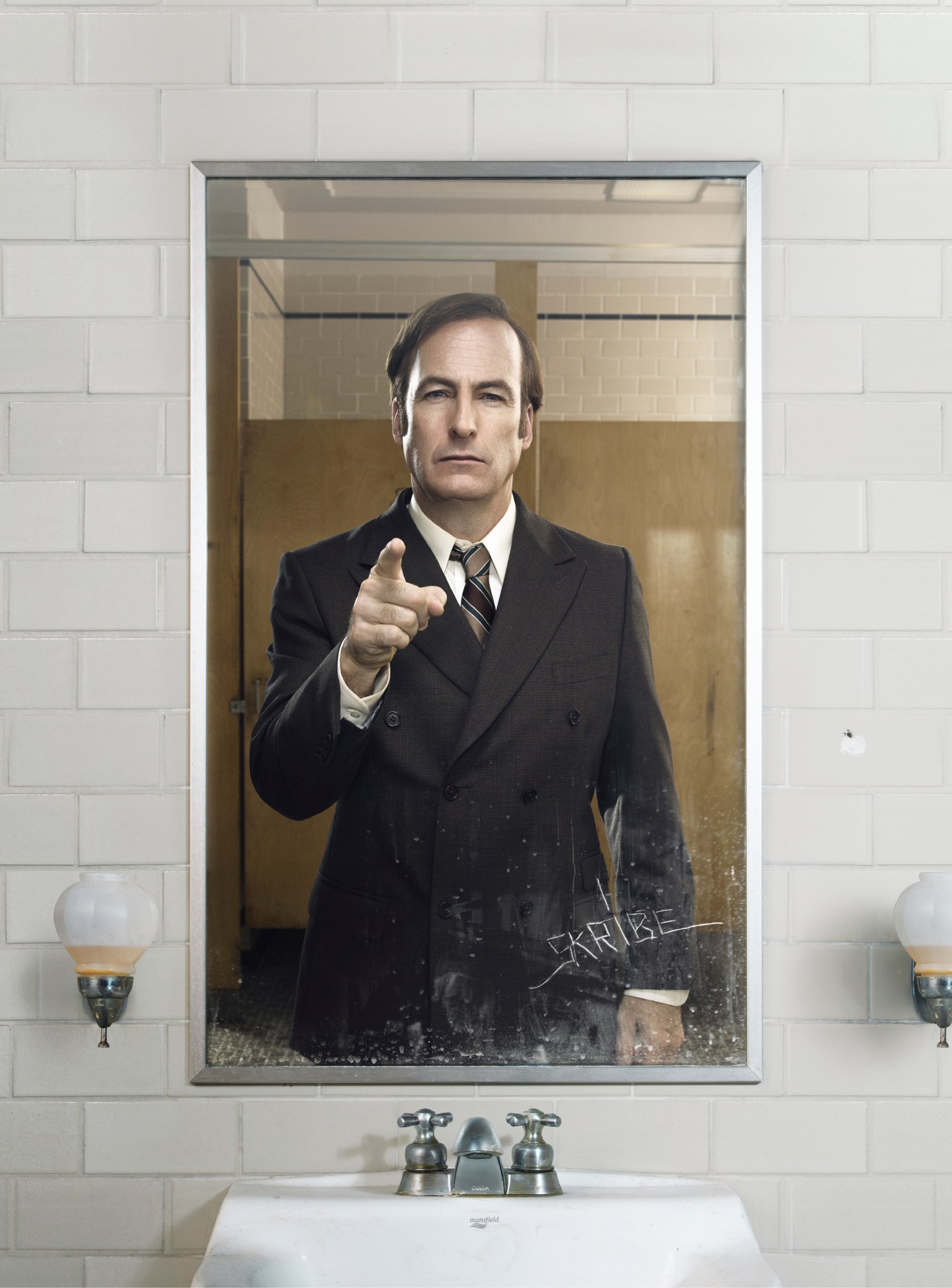 Bob Odenkirk as Saul Goodman - Better Call Saul _ Season 1, Gallery - Photo Credit: Ben Leuner/AMC
