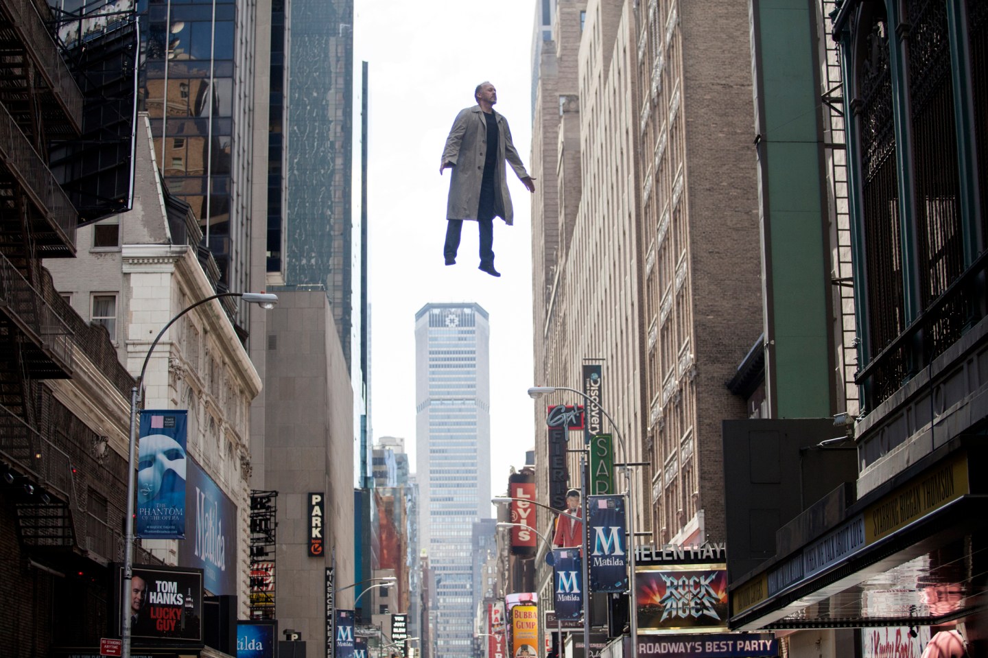 Michael Keaton as “Riggan” in BIRDMAN. Photo by Atsushi Nishijima. Copyright © 2014 Twentieth Century Fox.