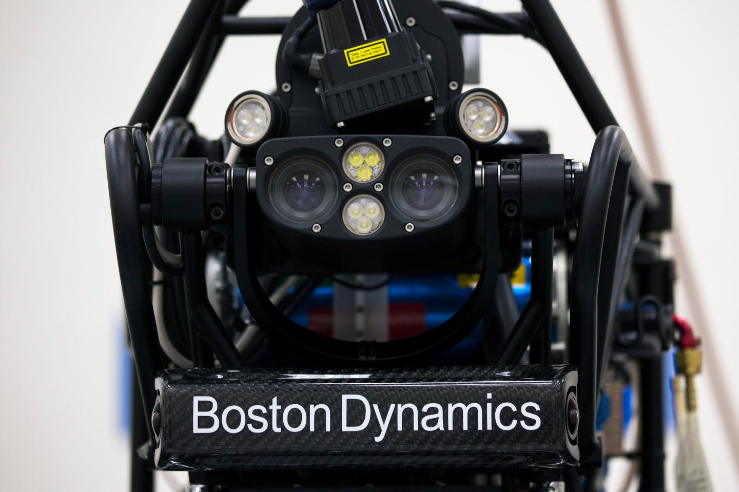 Bipedal humanoid robot "Atlas" is presented to the media during a news conference at the University of Hong Kong