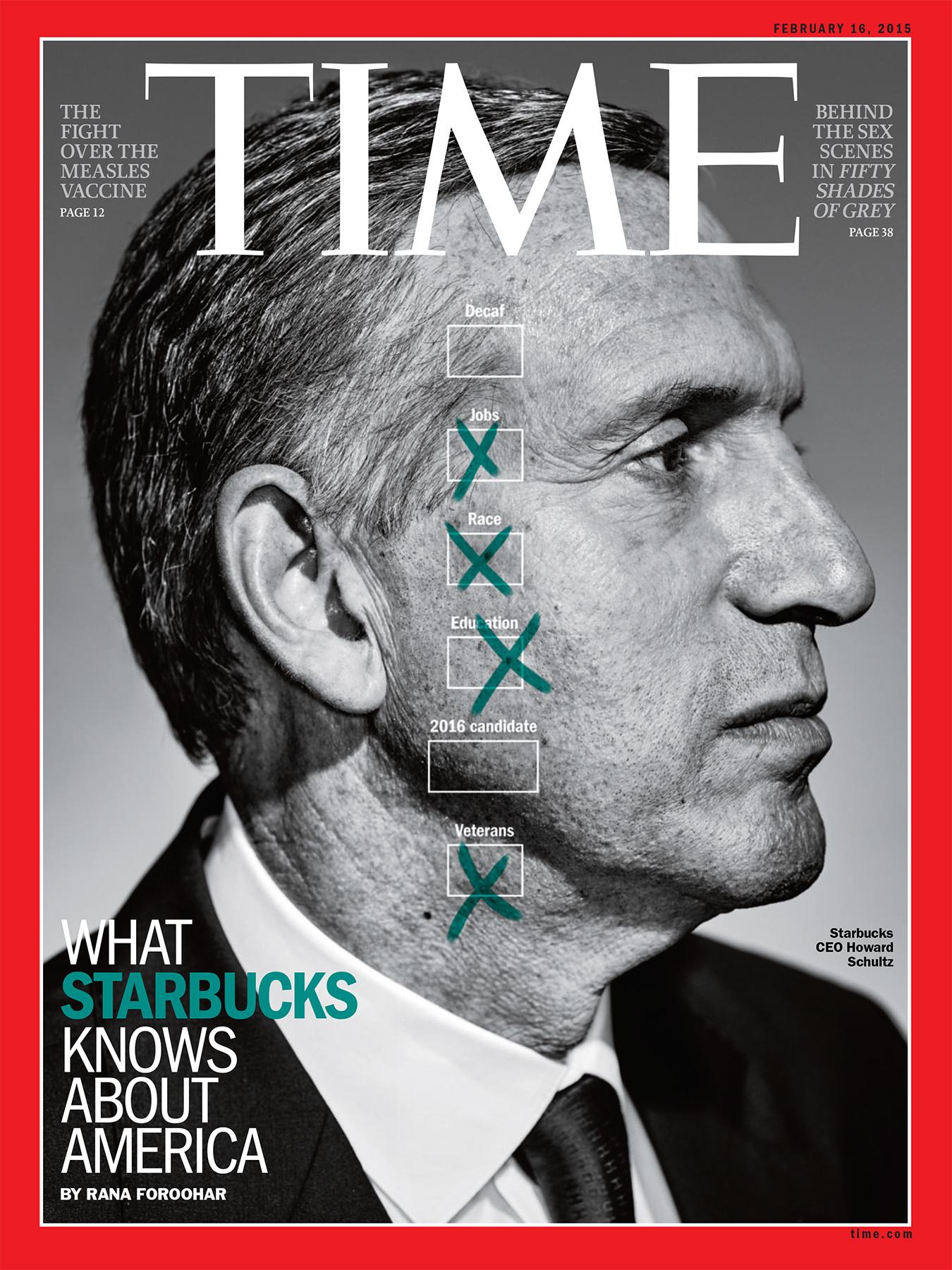 CEO Howard Schultz’s plans for Starbucks and the country