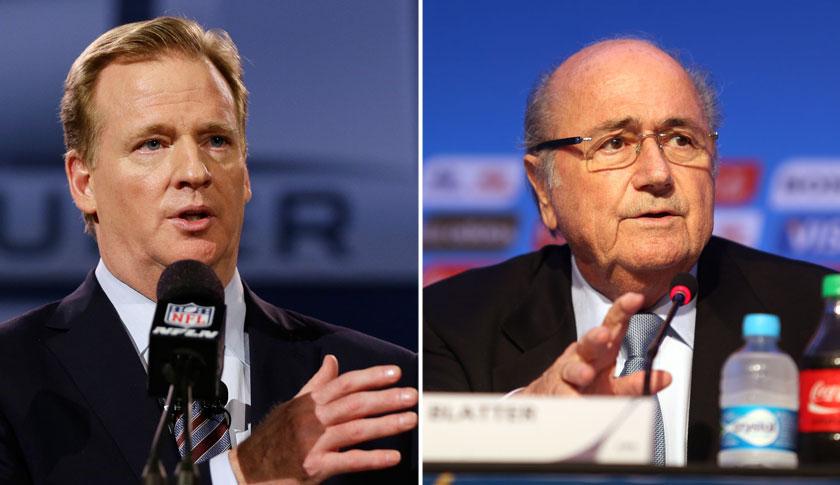 Crisis management faceoff: NFL’s Roger Goodell vs. FIFA’s Sepp Blatter