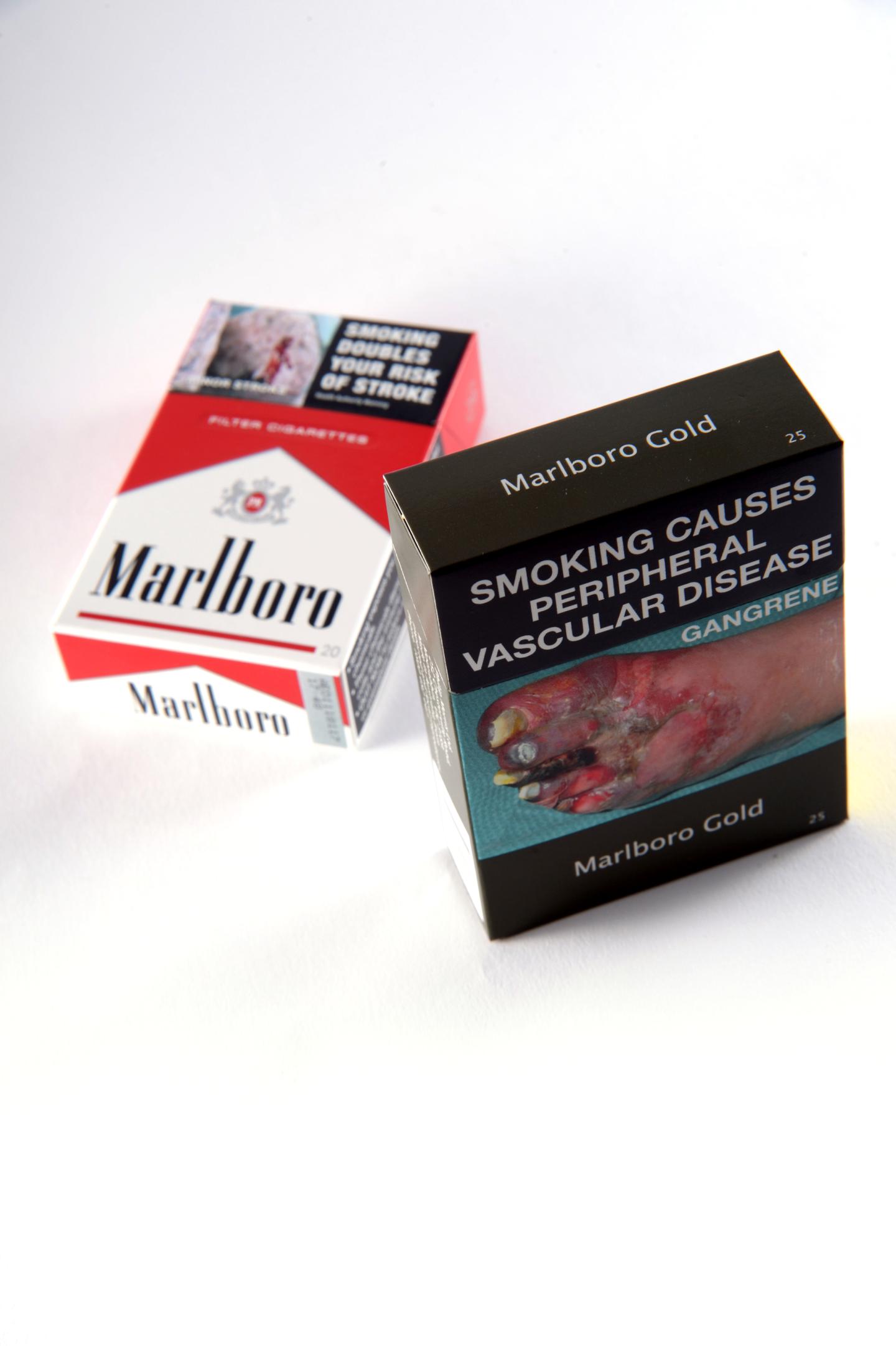 Cigarettes In Plain Packaging On Sale In Tobacco Stores
