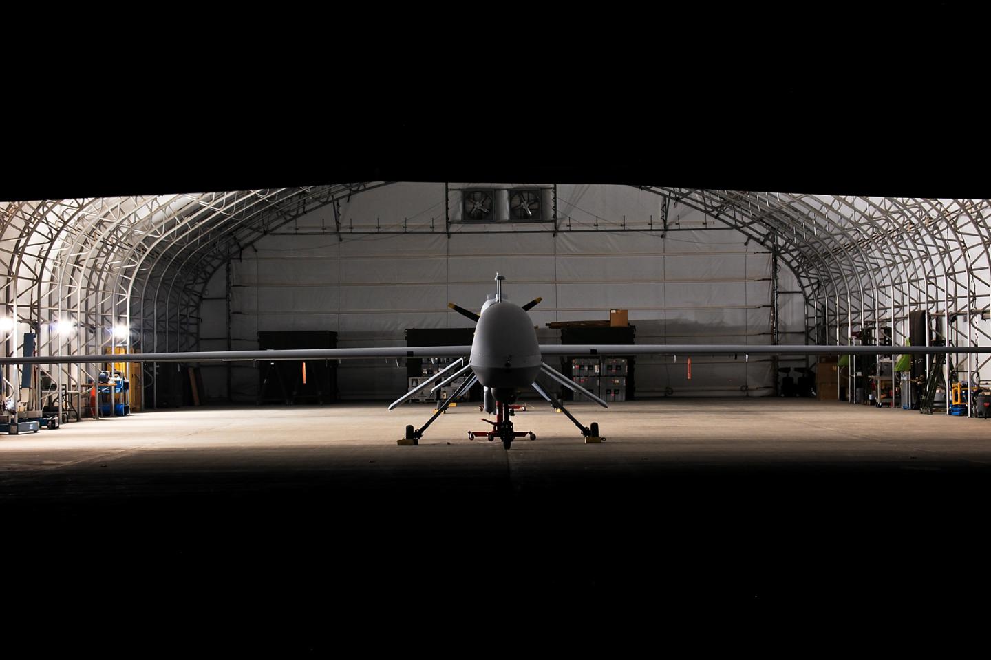 U.S. Army MQ-1C Sky Warrior unmanned aircraft system drone