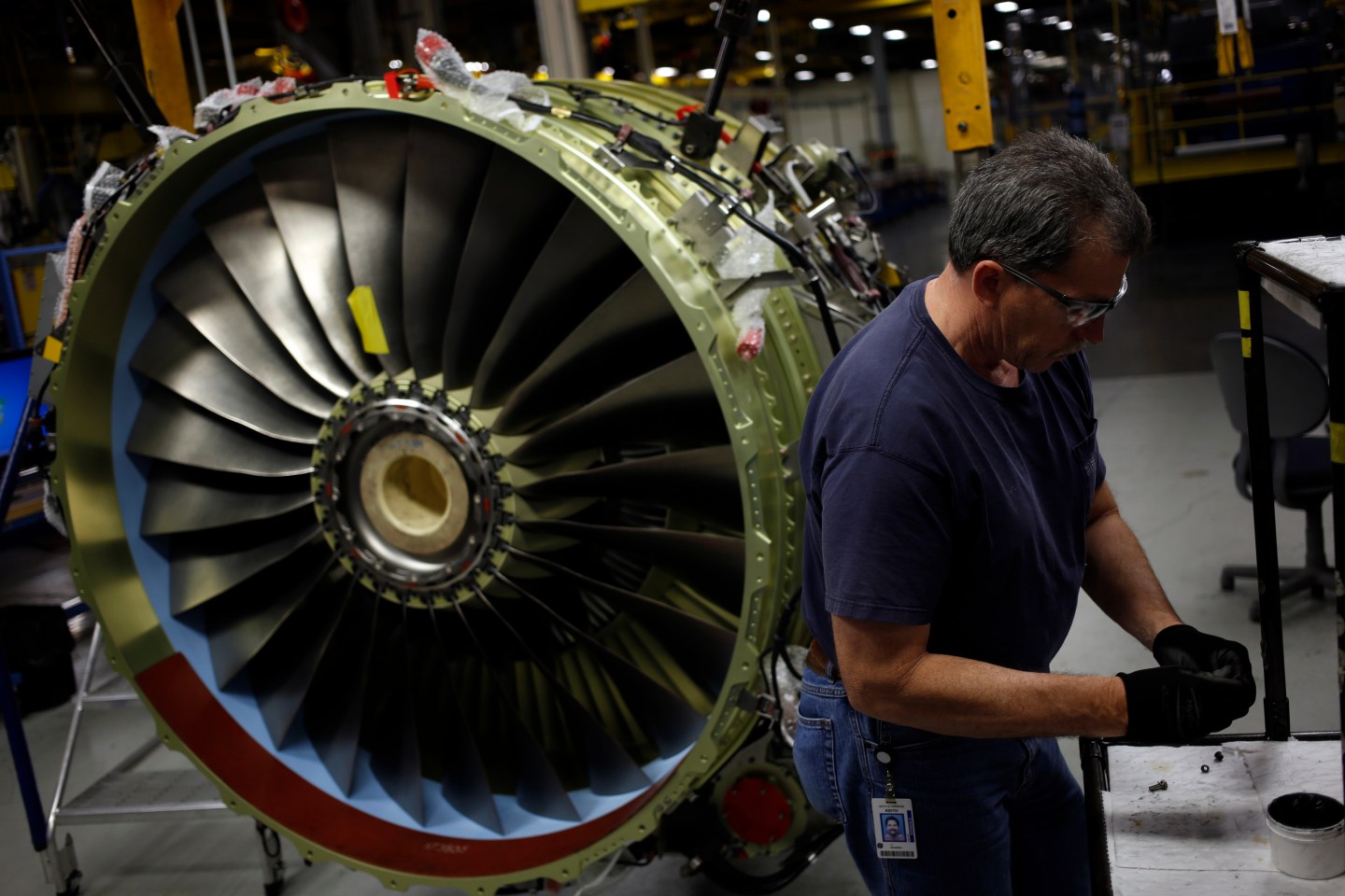 Engine Manufacturing At General Electric Aviation Ahead Of U.S. Manufacturing Data