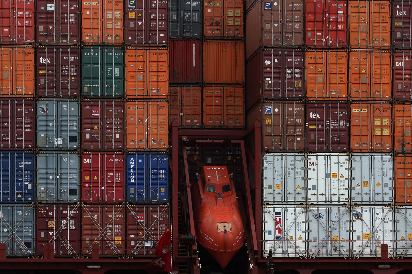 Container ships Oakland port