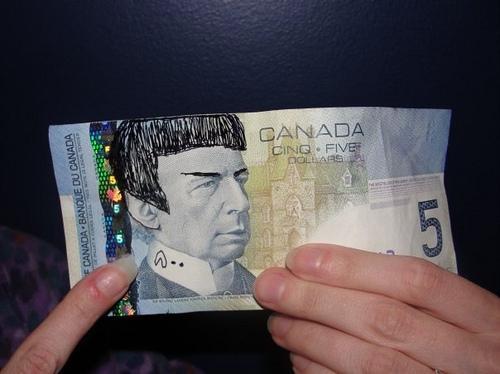 See how Canadians are turning their money into Spock tributes
