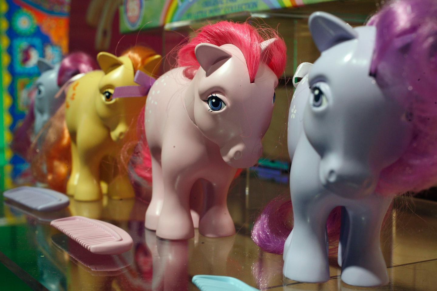 The original My Little Pony characters, re-introduced to cel