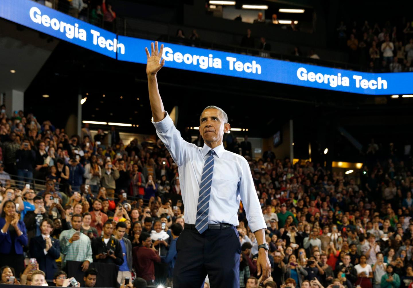 Obama speaks at Georgia Tech about efforts to make college more affordable
