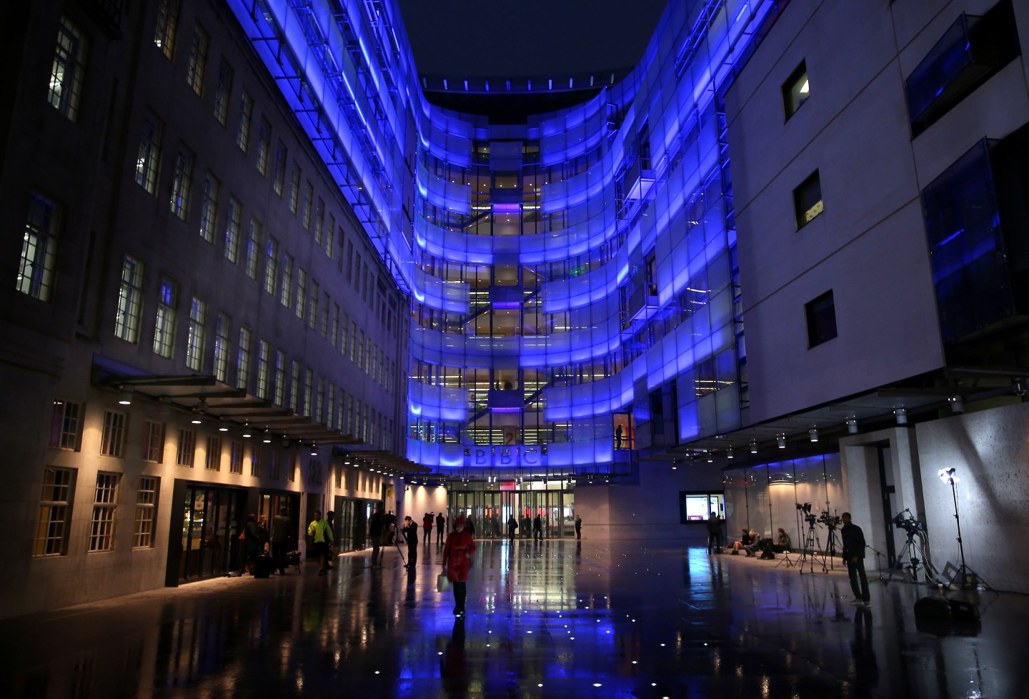 Crisis Talks Continue At The BBC Following The Resignation Of Director General George Entwistle Over The Newsnight Scandal