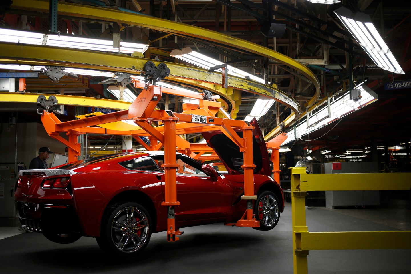 Tour Of A General Motors Co. Corvette Manufacturing Facility