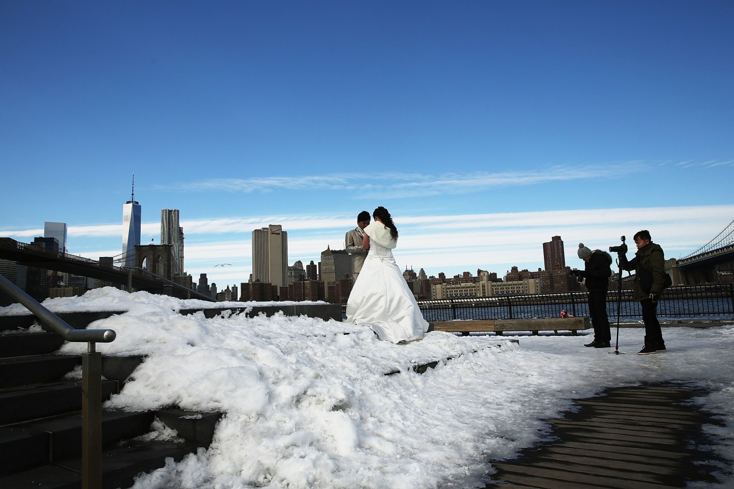 Frigidly Cold Weather Continues To Chill New York City